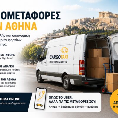 Μικρομεταφορές στην Αθήνα cargotaxi